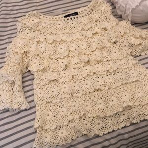 •Crochet Lace Top•